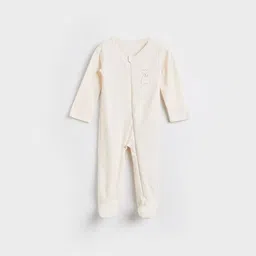 Juniors by Babyshop Kids Pack of 5 Printed Assorted Sleepsuit with Zip Closure image 4