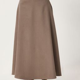 Happiness istanbul Women A-Line Flared Maxi Skirt-picture-29