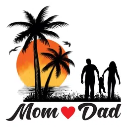 VOORKOMS Mom Dad Tattoo Design Waterproof Temporary Body Tattoo-image-12