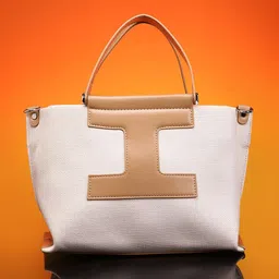 HAUTE SAUCE by Campus Sutra Colourblocked Leather Structured Shoulder Bag-picture-30