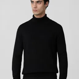 Mufti Men Solid Pullover Long Sleeves Sweaters-picture-11