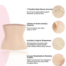 Sizi High Rise Breathable Padded Tummy Control Shaper Belt image 4