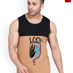 Slowloris Men Pack Of 2 Printed Bio-Wash Combed Cotton Innerwear Vest-picture-11