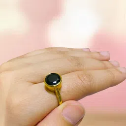 elitemart Unisex Gold-Plated Brass Finger Ring-image-99