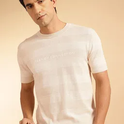 French Connection Striped Pure Cotton Casual T-shirt-image-7