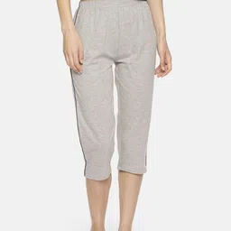 Espresso Women Grey Melange Solid Regular Fit Capris ESP-4000-SC1-picture-31