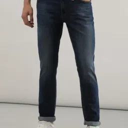 Lee Bruce Blue Skinny Fit Lightly Washed Jeans-picture-25