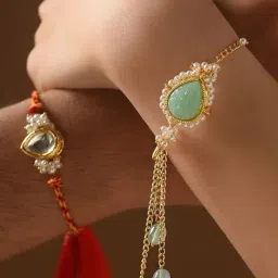 Jaypore Gold Tie up Rakhis & Lumbas-picture-26