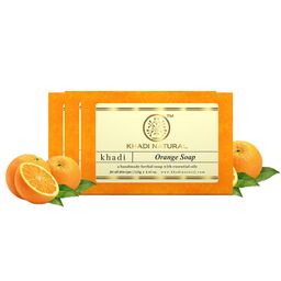Khadi Natural Set Of 3 Orange Soaps-picture-31