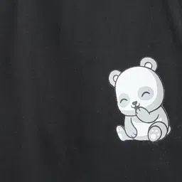 Bumzee Boys Black Cotton Printed Track Pant image 3