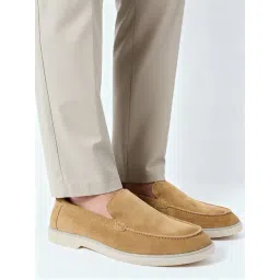 SOLEPLAY by Westside Mustard Suede Loafers image 2