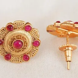 Jaypore Gold Shubhrika Necklace & Earring Set image 5