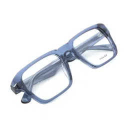Police Blue Square Eye Frames for Men image 5