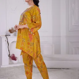 BulBul Embroidered Tunic Top With Trousers Co-Ords image 4