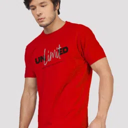 Greylongg Men Typography Printed Round Neck Cotton T-shirt image 3