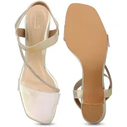 Inc.5 Women's Gold Sling Back Sandals image 4