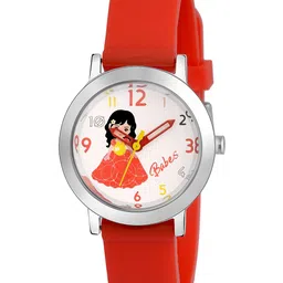 Kool Kidz Unisex Kids White Printed Dial & Red Straps Analogue Watch KOOL KIDZ  KK 305 RD-picture-16