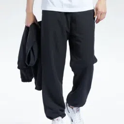 Reebok Black Regular Fit Sports Joggers-image-5