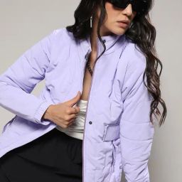 Campus Sutra Lavender Regular Fit Jacket-picture-9