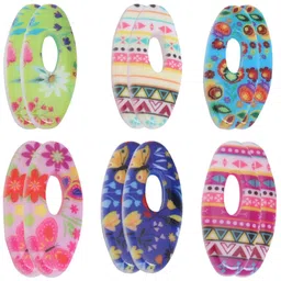 vama FASHIONS Fancy Multicolored saree pins for pallu pleats Brooch Designer set Safety pins clip for Women & Girls image 1