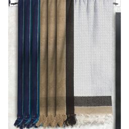 Athom Living 100% Cotton Bath Towel Waffle Border Pack Of 6 - Multicolour-picture-46