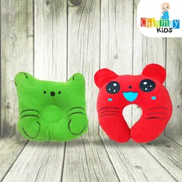 Chinmay Kids Cotton Toons & Characters Baby Pillow Pack of 2  Pink, Yellow image 2