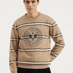 United Colors of Benetton Men Striped Woollen Pullover Sweaters-picture-22