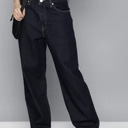 Levis Women Pure Cotton Mid Rise Wide Leg Jeans-image-31