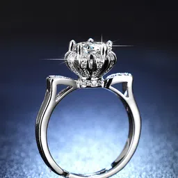 Designs & You Silver-Plated American Diamond Studded Finger Ring-picture-42