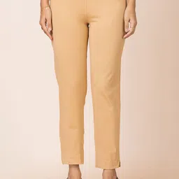 Ruby Women Smart Straight Fit Easy Wash Cigarette Trousers-picture-16