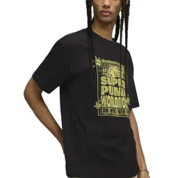 Puma Black House Of Graphics World Tour Relaxed Fit T-Shirt-image-36