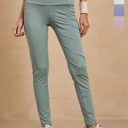 COLOR CAPITAL Women Pack of 4 Skin Fit Antimicrobial Tights-picture-38