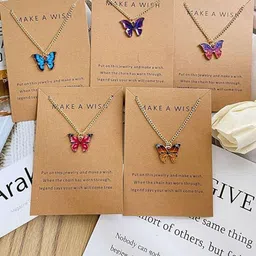 DIVASTRI Gold-Plated Animal Shaped Pendants with Chains-picture-10