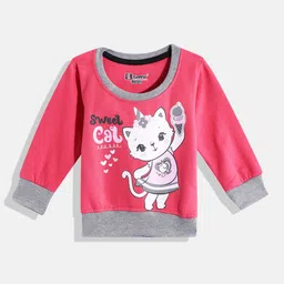 Eteenz Girls Graphic Printed Cotton Sweatshirt-picture-48