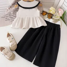 LULU & SKY Girls Top with Palazzos image 3