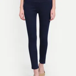 Angelfab Dark Blue Cotton Regular Fit Jeggings-picture-22