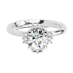 Sparkles Lab Grown Diamond 14k (585) White Gold Ring for Women-picture-25