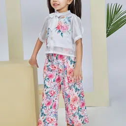 Peppermint Girls Printed Top With Trousers image 4