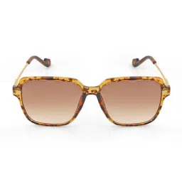 Joker & WItch Brown Gradient Square Sunglasses for Women image 4
