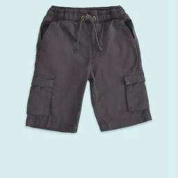 Pantaloons Junior Grey Cotton Regular Fit Shorts-picture-25