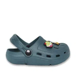 Pantaloons Junior Teal Blue Back Strap Clogs-picture-31