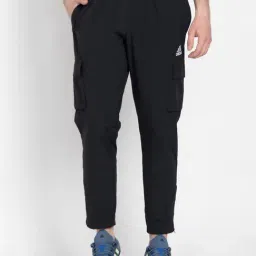Adidas Black Regular Fit Sports Trackpants-image-85