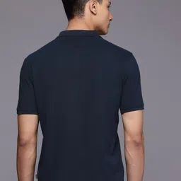 Louis Philippe Jeans Polo Collar Pure Cotton Slim Fit T-shirt image 5