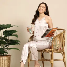 Mast & Harbour Women Printed Night suit-picture-18