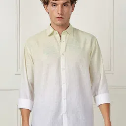 Vestirio Men Classic Fit Dyed Spread Collar Casual Shirt-picture-23