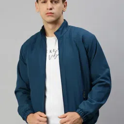 VOXATI Blue Regular Fit High Neck Jacket-picture-28