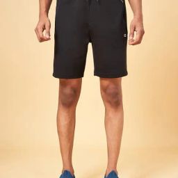 Ajile by Pantaloons Black Cotton Slim Fit Shorts-picture-25