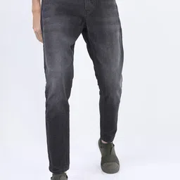 KETCH Men Grey Tapered Fit Light Fade Stretchable Jeans-picture-10