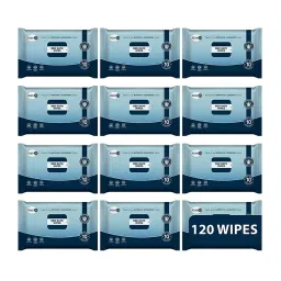 KareIn Anti-Bacterial Bed Bath Wipes Size-24x30 cm, 56117 (Pack of 12)-picture-18