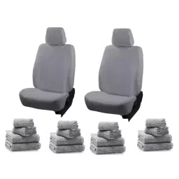 Oscar Maruti Suzuki Wagon-R Car Seat Cover Grey AUT-SN-4391-picture-33